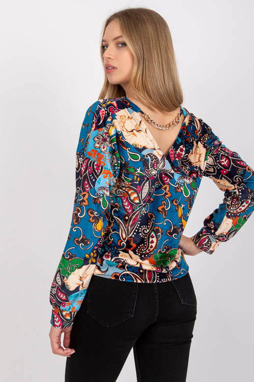 Mėlyna palaidinė su Nicola raštais Mėlyna palaidinė su Nicola raštais