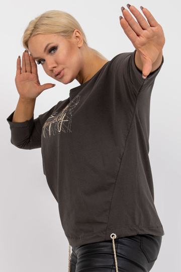 Khaki medvilnės didelio... 2