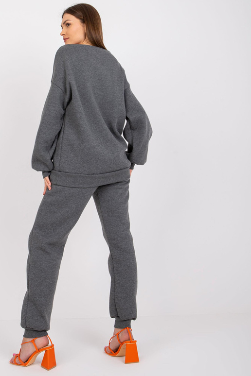 Tamsiai pilkas Melange moteriškas... Tamsiai pilkas Melange moteriškas...