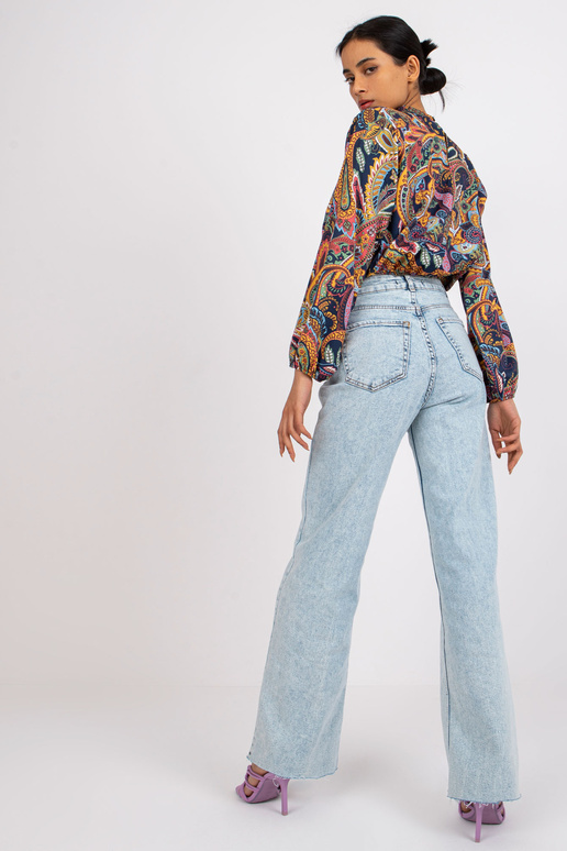 Tamsiai mėlyna palaidinė su Mia raštais Tamsiai mėlyna palaidinė su Mia raštais