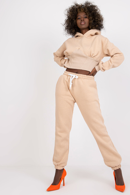 Smėlio spalvos bazinis džemperio...