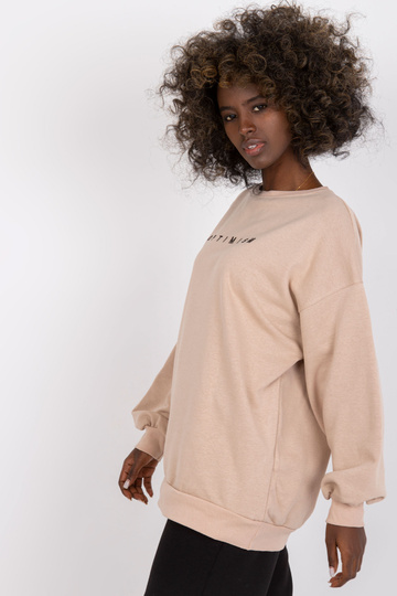 Smėlio spalvos megztinis be... 2