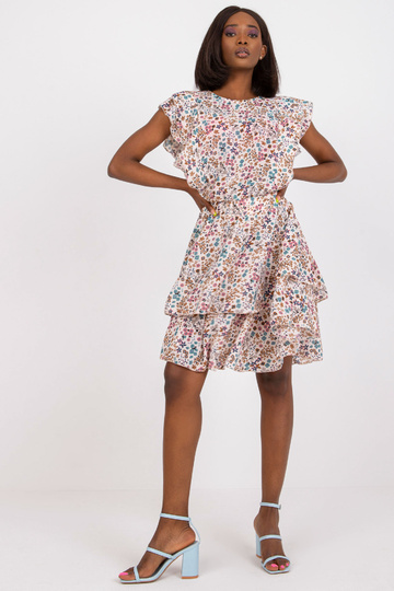 Smėlio spalvos suknelė su... 2