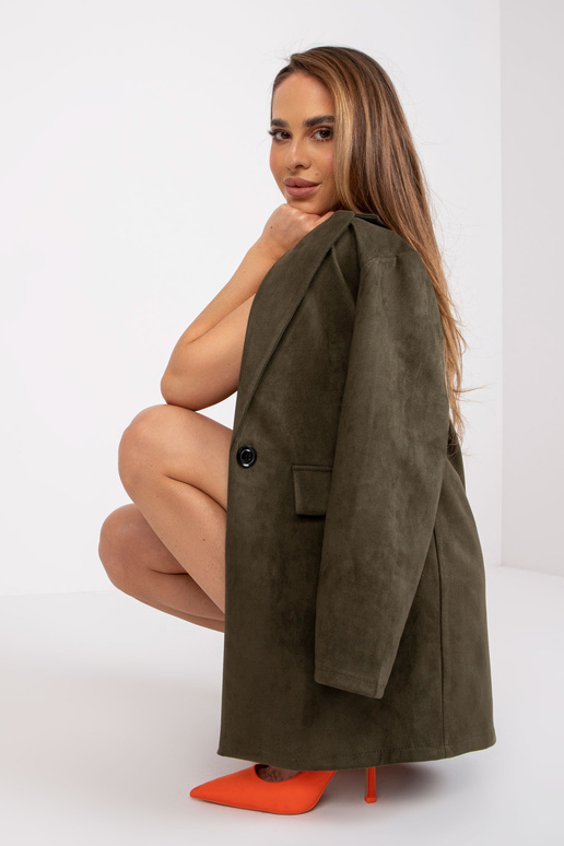 Khaki ilgas švarkas, moteriškas... Khaki ilgas švarkas, moteriškas...