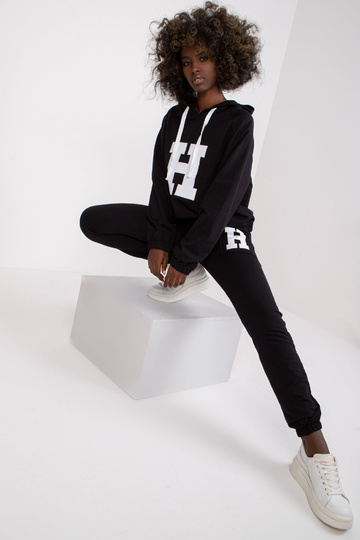 Juodos medvilnės sportinio...