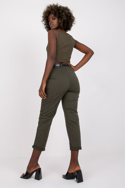 Moteriškos chaki spalvos medvilninės...