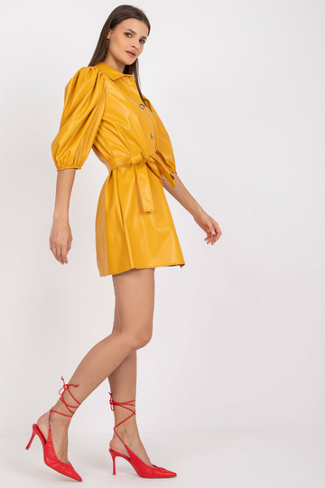 Geltona odinė laisvalaikio...