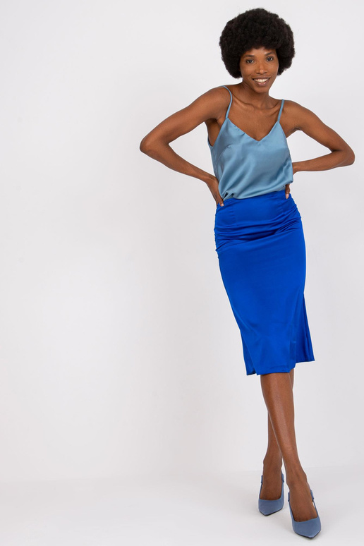 Tamsiai mėlynas trapecijos formos...