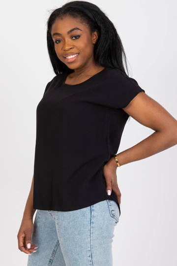 Juoda kasdienė palaidinė iš...