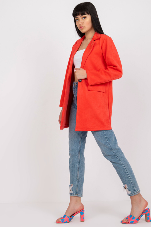 Elegantiška koralinė striukė su... Elegantiška koralinė striukė su...