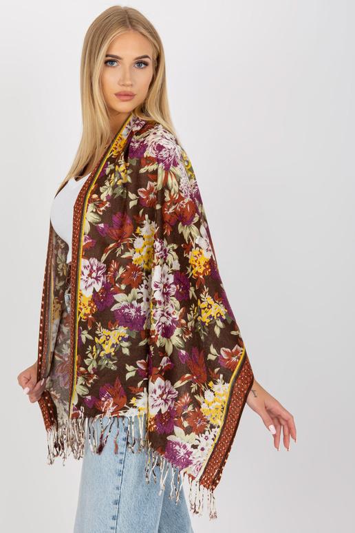 Ruda moteriška gėlėta juostelė