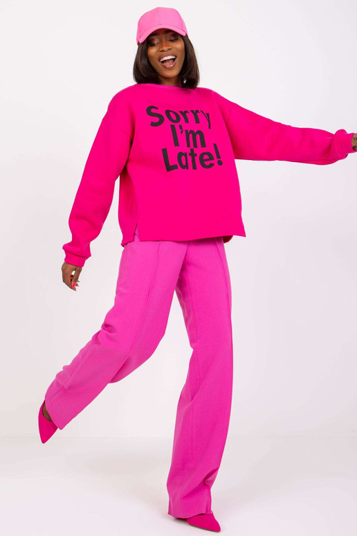 Fuksijos spalvos megztinis su... Fuksijos spalvos megztinis su...