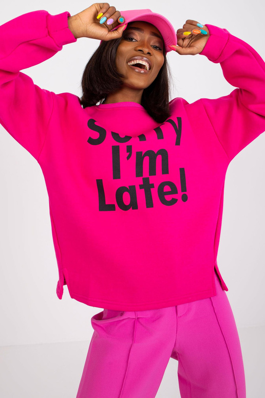 Fuksijos spalvos megztinis su... Fuksijos spalvos megztinis su...