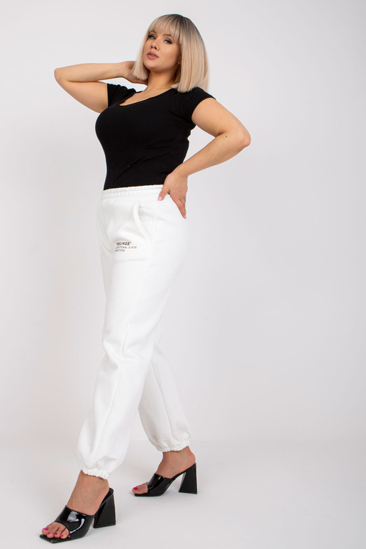 Banni White plius dydžio medvilninės...