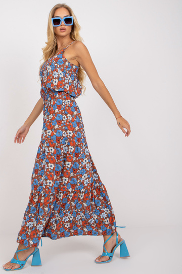 SUBLEVEL ruda gėlėta maksi... 2