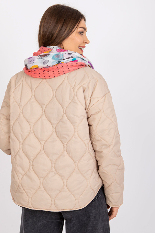 Baltų koralų įvyniojimas su atspaudais