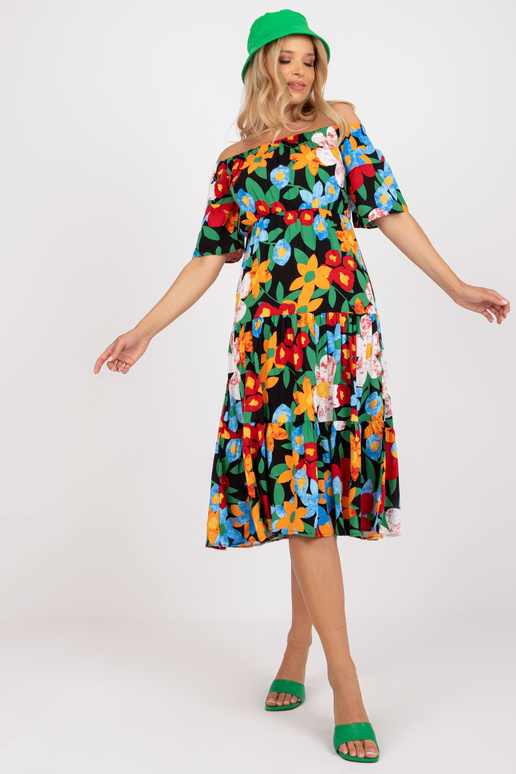 Juoda ispaniška midi suknelė su...