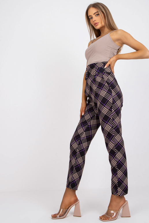 Juodos ir violetinės languotos kelnės... Juodos ir violetinės languotos kelnės...