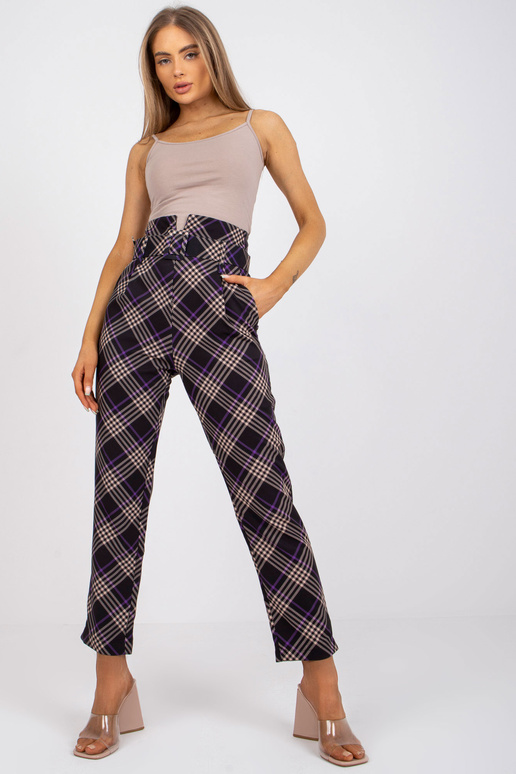 Juodos ir violetinės languotos kelnės... Juodos ir violetinės languotos kelnės...