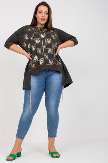 Khaki spalvos asimetrinė...