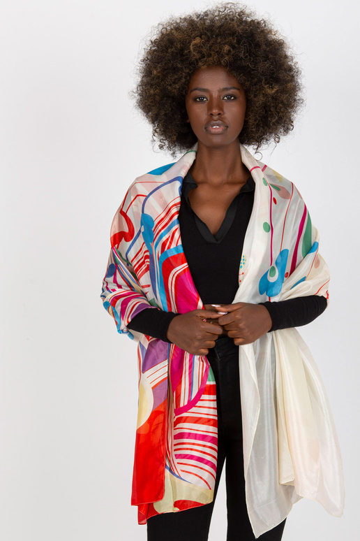 Elegantiškas geltonas stropas su raštais