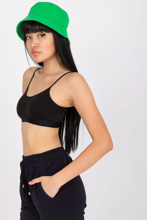 Juodas sportinis crop top su... Juodas sportinis crop top su...