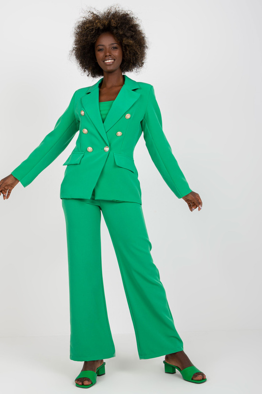 Žalias klasikinis švarkas su dvigubu... Žalias klasikinis švarkas su dvigubu...