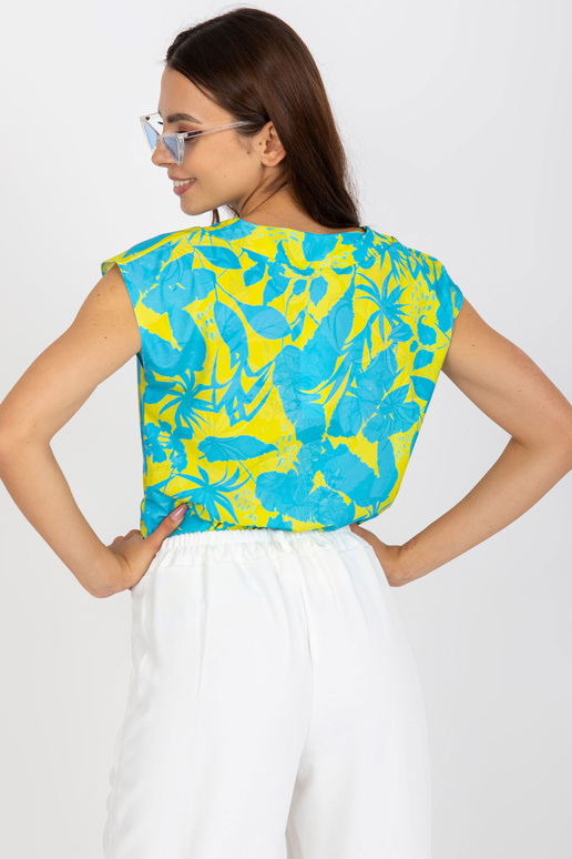 Mėlyna ir geltona palaidinė su raštu... Mėlyna ir geltona palaidinė su raštu...