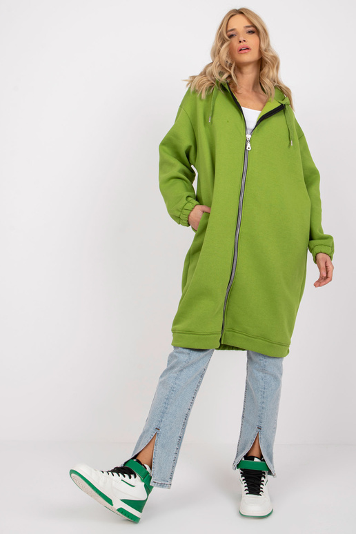 Šviesiai žalias bazinis megztinis...