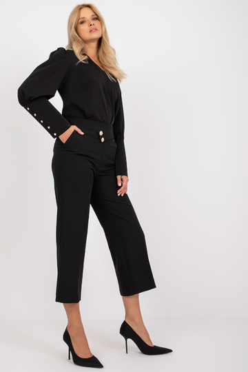 Juodos audinio kelnės 7/8... 2