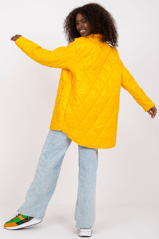 Tamsiai geltona moteriška pavasarinė...