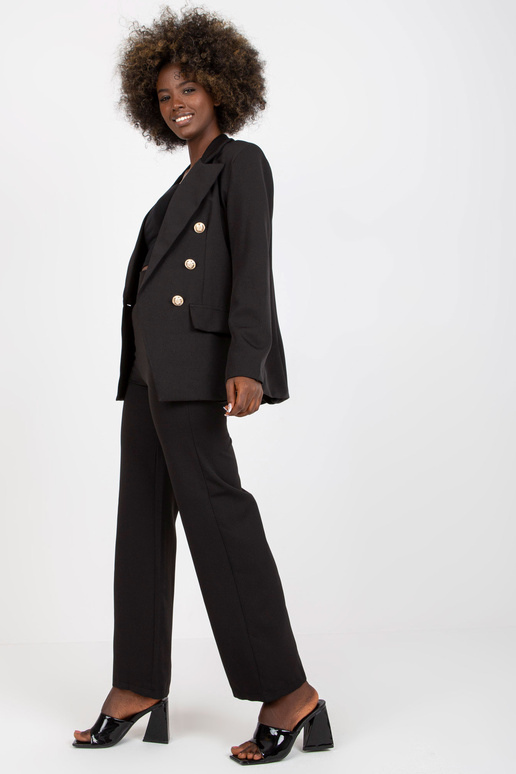 Juodas elegantiškas švarkas su pečių... Juodas elegantiškas švarkas su pečių...