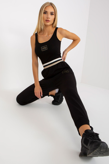 Juodos sportinės kelnės su...