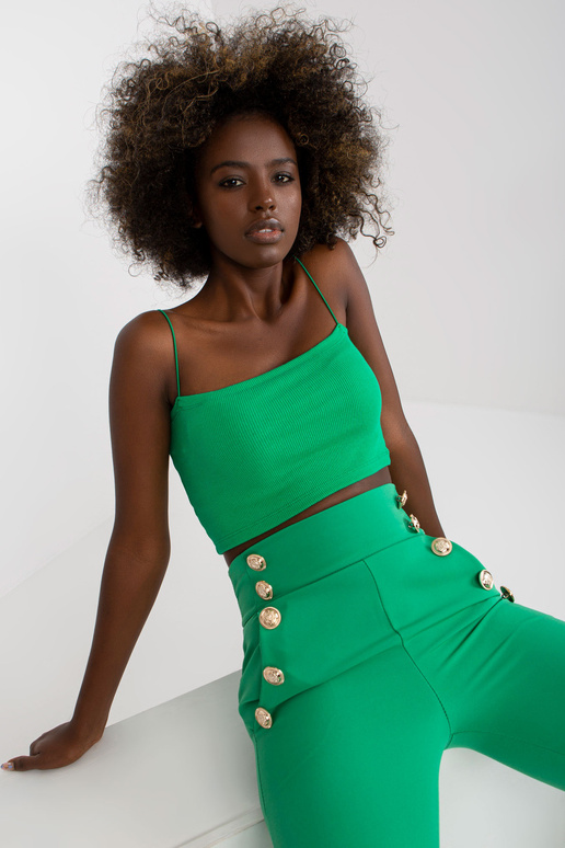 Žalios plataus aukšto juosmens...