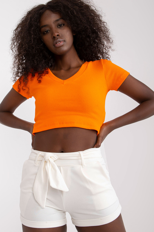 Ecru moteriški laisvalaikio šortai su...