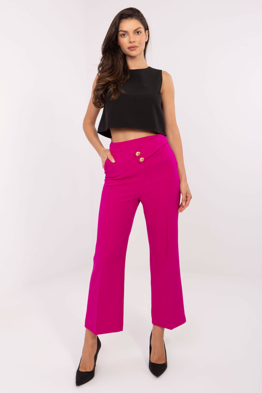 Fuksijos spalvos plataus audinio...