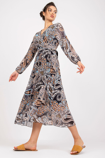 Juoda klostuota Midi...