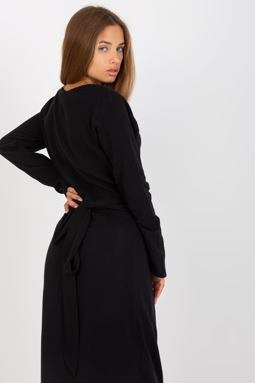 Juoda kasdienė muslino palaidinė iš...