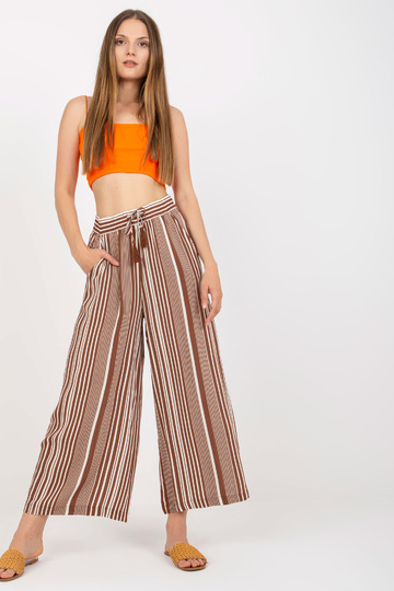 Rudos plačios kelnės iš... 2