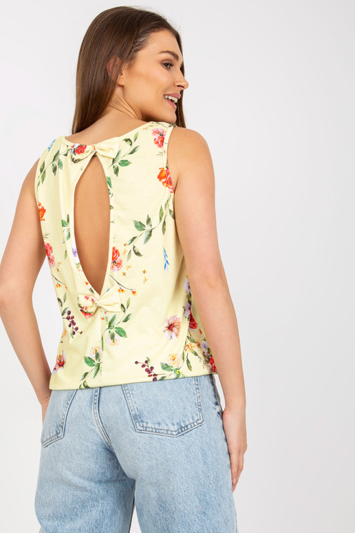 Šviesiai geltono rašto viršutinė...