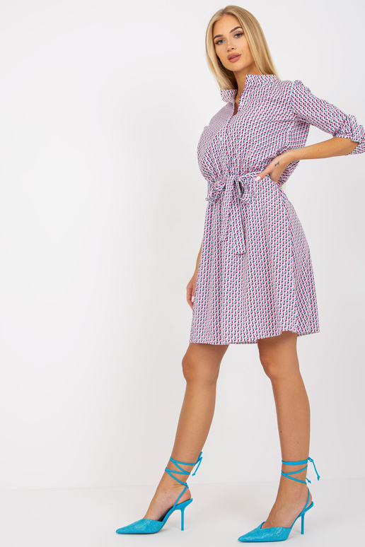 Balta ir rožinė laisvalaikio suknelė...