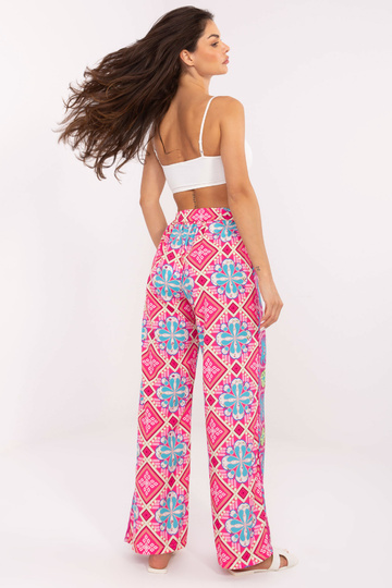 Plačios rožinės kelnės su...