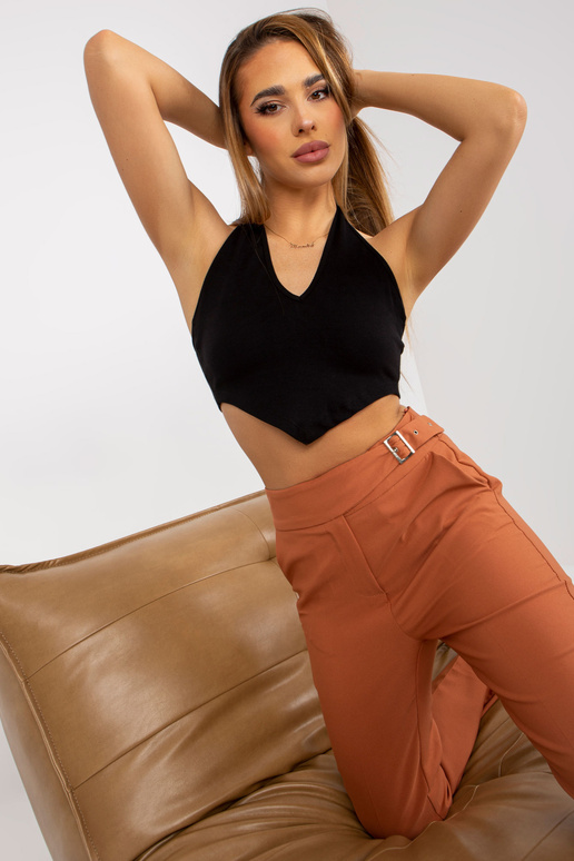 Varinės moteriškos kelnės aukštu...