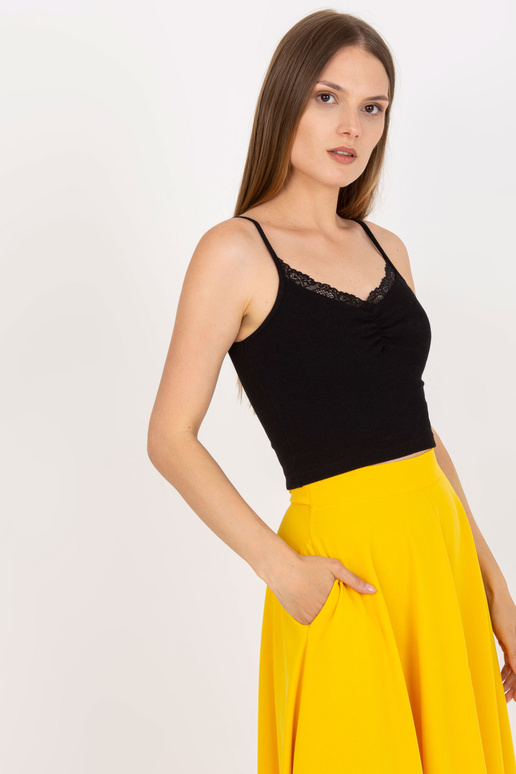 Juoda trumpa juostelių viršutinė...