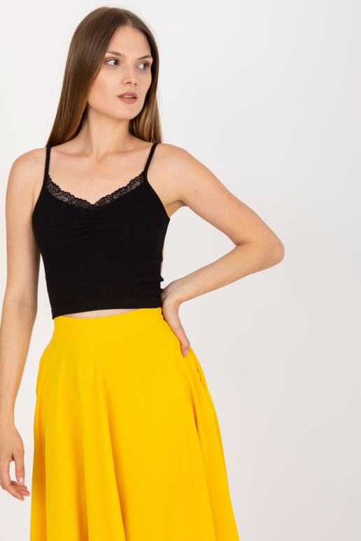 Juoda trumpa juostelių viršutinė...