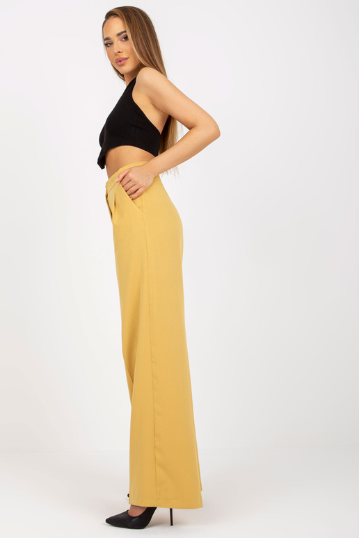 Tamsiai geltonos plataus audinio...