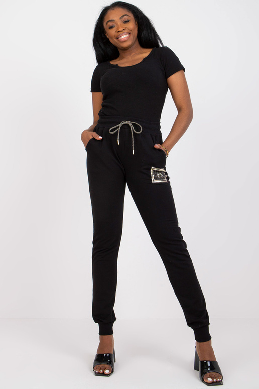 Juodos moteriškos plonos sportinės...