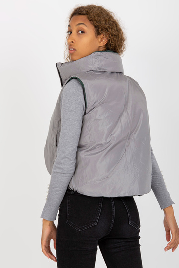 Tamsiai žalia trumpa pūkinė...