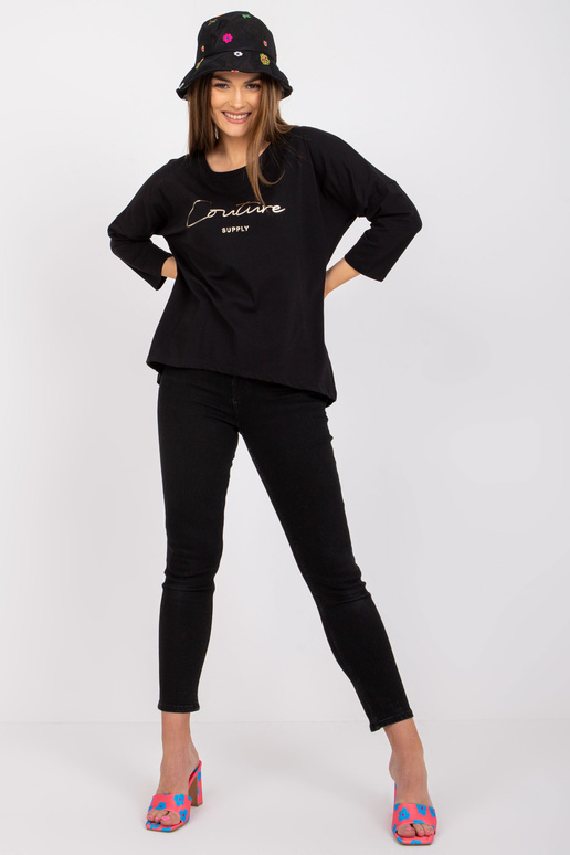 Juoda laisvalaikio palaidinė su...