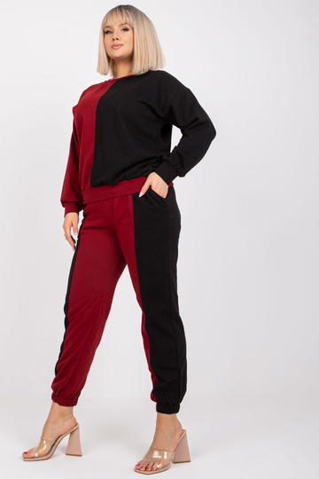 Burgundy Black Plus Size...